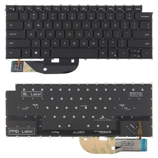Dell XPS 15 17 Precision Backlit Keyboard US Version (Black) - 1
