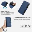 OnePlus Ace 5 Racing Leather Case - 9 Card Slots, Magnetic Closure, Dark Blue - 6