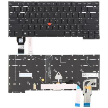 Backlit Laptop Keyboard for Lenovo ThinkPad T14s Gen 2, P1 Gen 4, X1 Extreme - 1
