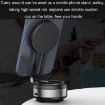 Silver Car Navigation Electric Vacuum Magnetic Suction Cup Bracket - 6