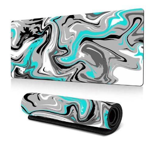 Large Abstract Mouse Pad 300x800x2mm - Gamer Office Desk Mat - 1