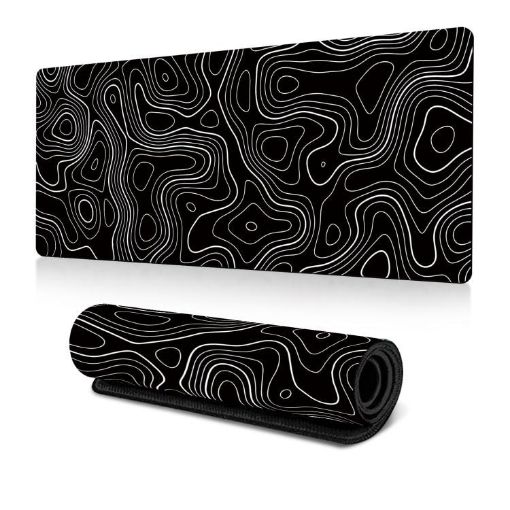 Abstract Fluid Mouse Pad - Large 300x600x2mm Gamer Office Desk Mat - 1