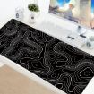 Large Abstract Mouse Pad 300x600x2mm - Gamer Office Desk Mat - 5