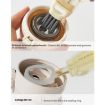 3 In 1 Cup Brush Rabbit - Multifunction Bottle & Mug Cleaning Brush (White) - 8