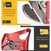 XINDA TP-XS04 Orange Climbing Chest Rope Ascender for Cave Exploration - 4