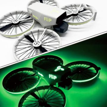 DJI Flip CQT Drone Green Light Up Fuselage Luminous Stickers - 1