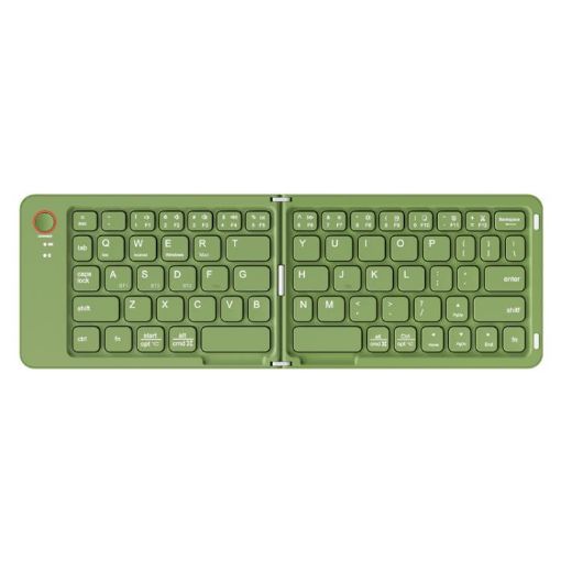 Green B023 Folding Mini Wireless Bluetooth Keyboard for Phone & Laptop - 1