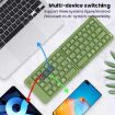 Green B023 Folding Mini Wireless Bluetooth Keyboard for Phone & Laptop - 5