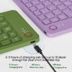 Green B023 Folding Mini Wireless Bluetooth Keyboard for Phone & Laptop - 7