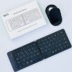 Green B023 Folding Mini Wireless Bluetooth Keyboard for Phone & Laptop - 9
