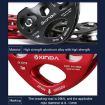 XINDA XD-Q9676 Outdoor Double Axle Pulley, Black - Slip Rope Transport - 4