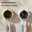Pink Cartoon Wall-mounted Bathroom Shelf & Toothbrush Holder, No Drilling - 5