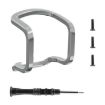 DJI Neo BRDRC Metal Bumper Crash Bar Gimbal Lens Protector Silver - 1