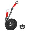 BRDRC Camera Strap Crossbody Lanyard 1/4" Screw Anti-loss (Black Red) - 1