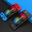 X19 Pro 5.1" Handheld Game Console with AV TV Output & 8G Card (Blue+Red) - 2