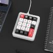 MKESPN K812 RGB Hot-Swap Wired Mini Mechanical Gaming Keyboard White - 2