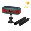 Outdoor Solar Alarm Infrared Sensor Animal Repeller N911Y (Red) - 1