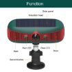 Outdoor Solar Alarm Infrared Sensor Animal Repeller N911Y (Red) - 4