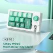MKESPN K810 Wired Mechanical Gaming Keyboard, RGB Backlight, Hot Swap, Green - 5