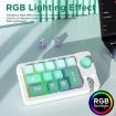 MKESPN K810 Wired Mechanical Gaming Keyboard, RGB Backlight, Hot Swap, Green - 9