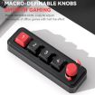 MKESPN 4-Key Macro Mechanical Gaming Keyboard, USB-C, RGB Backlit, White - 8