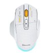 MKESPN W601 Silent Wireless Gaming Mouse, 12800DPI, Tri-mode, White - 1