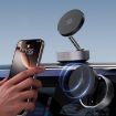 Magnetic Car Phone Holder - T20 Folding Stand for Center Console (Black) - 2