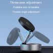 Magnetic Car Phone Holder - T20 Folding Stand for Center Console (Black) - 3