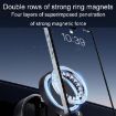 Magnetic Car Phone Holder - T20 Folding Stand for Center Console (Black) - 4