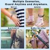 Orange Silicone Mosquito Repellent Bracelet for Adults & Children Outdoor - 8