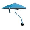 Mini Sun Protection Umbrella Parasol, Magnetic Phone Holder, 9.4" Blue - 1