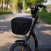 E-bike Basket Rainproof Sunscreen Cover & Storage Bag (Black) - 1