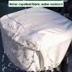 E-bike Basket Rainproof Sunscreen Cover & Storage Bag (Black) - 5