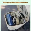 E-bike Basket Rainproof Sunscreen Cover & Storage Bag (Black) - 6