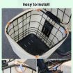 E-bike Basket Rainproof Sunscreen Cover & Storage Bag (Black) - 7