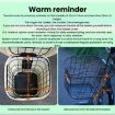 E-bike Basket Rainproof Sunscreen Cover & Storage Bag (Black) - 8