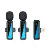 H63 Wireless Lavalier Microphone Dual Mic 8 Pin Noise Canceling Device - 1