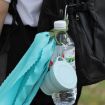 3pcs Green Silicone Water Bottle Buckle & Towel Holder for Outdoors - 3
