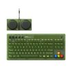 8BitDo Retro87 Mechanical Keyboard - RGB Lighting, Green Transparent Keys - 1