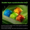 8BitDo Retro87 Mechanical Keyboard - RGB Lighting, Green Transparent Keys - 5
