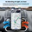 Gray Car CD Slot Mobile Phone Holder - Clip Type Navigation Mount - 3