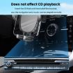 Gray Car CD Slot Mobile Phone Holder - Clip Type Navigation Mount - 6