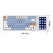 Ajazz AKP815 81-Key Wired RGB Mechanical Keyboard with LCD Screen - 2