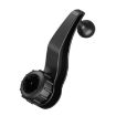 Black Car Phone Holder with Extension Rod - Air Vent Clip Accessory - 1