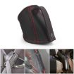 Racing Car Seat Belt Limiter Guard - Fleece Black Safety Buckle - 5