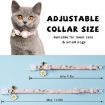 AirTag Tracker Silicone Cover Daisy Pet Collar with Bell (Pink) - 3