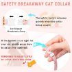 Yellow Silicone AirTag Cover Pet Collar with Bell & Daisy Design - 5