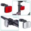 AirTag Locator Reflective Taillight Bike Bracket Anti-Theft (White) - 3