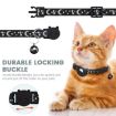 AirTag Tracker Silicone Case for Pets - Reflective Stars & Moon Collar (Pink) - 5