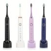 Sarmocare S100 Sonic Electric Toothbrush, 8 Heads, IPX7 Waterproof, Black - 2